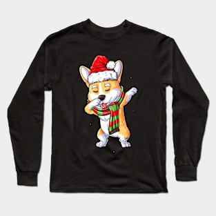 Corgi dance Christmas Long Sleeve T-Shirt